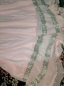 Peach Colour Langa Top With Dupatta Designer