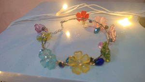 Floral Charm Bracelet