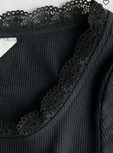 H&amp;M ribbed cotton jersey