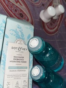 Combo Of Dot &amp; Key Toners - Rice Water &amp; Bluebery