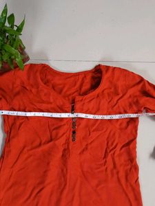 Elegant Orange Kurta