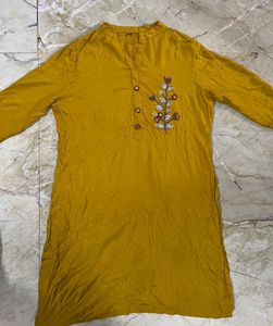 Beautiful Yellow Kurti