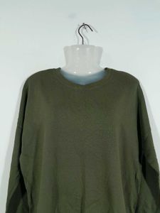 Olive Green Sweatshirt For Women&#39;s