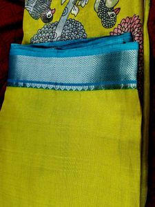 Yellow Sumangali Pattu Saree