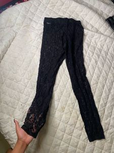 Lace High Waisted Pants