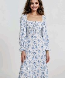 Floral Print Midi Dress