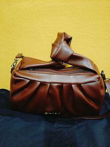 leather sling bags with two compartment