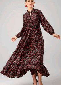 Floral Print Maxi Dress