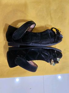Black Sandle- Kids ( Size-21)