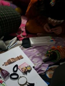 Hair Accessories Bundle And A Watch