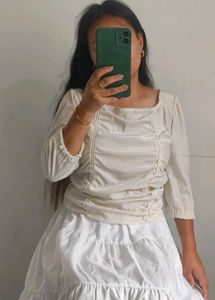 Velvet Korean Tops 🩷