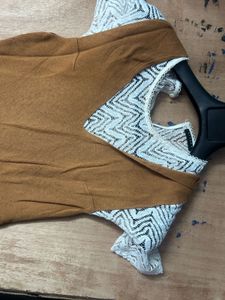 Brown A Line Dress