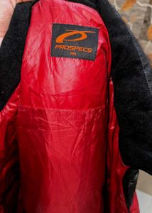 Red &amp; Black Puffer Jacket