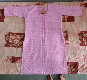 Pink Printed Kurta