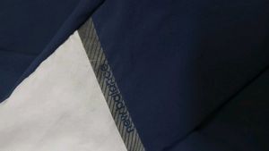 New Balance Navy &amp; White Hooded Windb