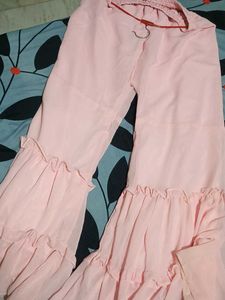 Baby Pink 🩷 Sharara Set With Dupatta