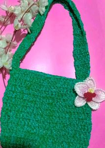 Crochet Ocean 🌊 Green 💚 Bag