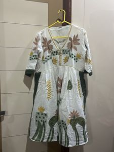 Floral Embroidered Dress