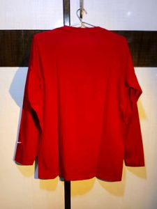 Red Nike Long Sleeve Tee