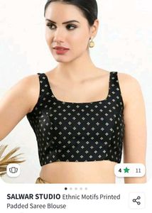 Black &amp; Gold Pattern Blouse