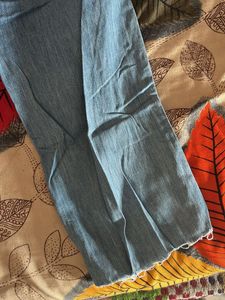 Light Blue Casual Pants