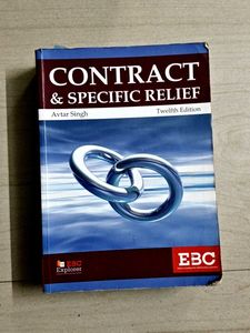 Contract &amp; Specific Relief (Avtar Singh ) 12th Ed.