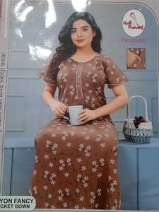 Floral Print Nightgown