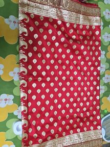 Elegant Red Banarasi Saree
