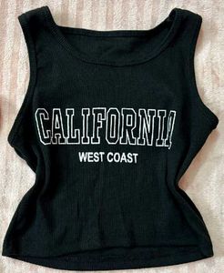 Black California Tank Top