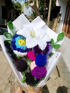 Crochet Multiple Flower 🌺🌹 Bouquet 💐✨