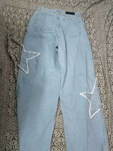baggy denim jeans