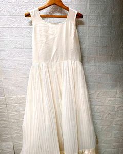 Price Drop!!! Heavy Embroidery White Anarkali Gown