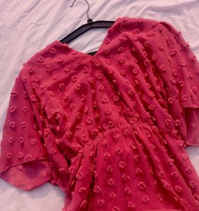 Dark Pink Dress 🌷🛍️