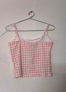 Newme Cute Gingham Tank Top