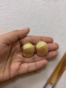 Vintage Gold Button Earrings💗💗
