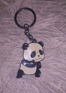 Adorable Panda Keychain Charm 🐼🤍
