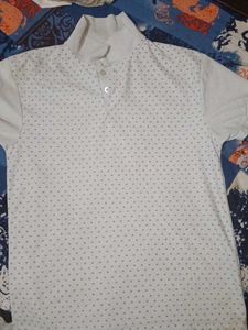 Patterned Polo Shirt