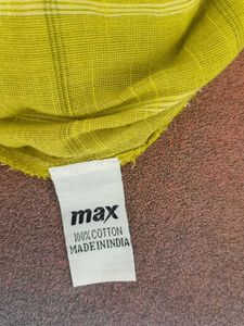 Chartreuse Plaid Tunic Dress