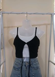 H&M Cut Out Crop Top