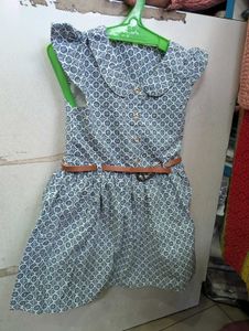 Frock With Belt Upto 1 Year To 5 Years