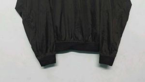 Vintage Black Pullover Windbreaker