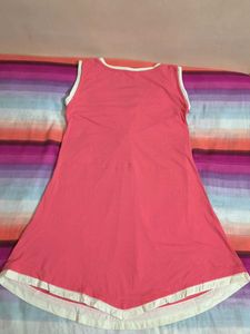 Coral Sleeveless Dress