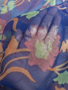 Floral Print Saree