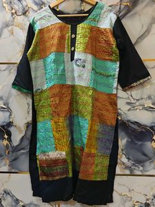 Clearance Sale Kolkata Kantha Kurta Upto XXL New