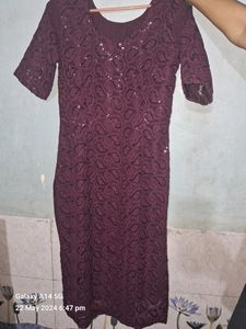 Purple Kurta Set Wid Dupatta 💜