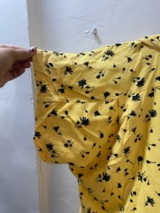 Floral Yellow Shirt