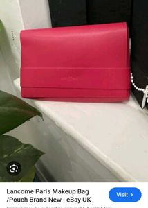 Lancome Hot Pink Pouch