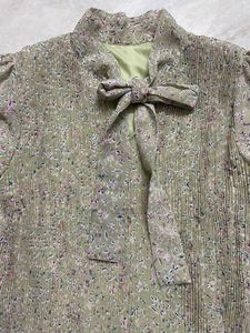 Floral Green Top For S-M