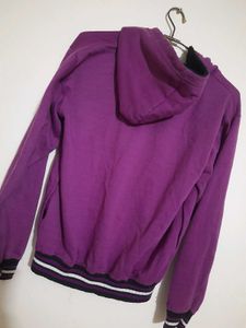 Purple &#39;Subway&#39; Zip-Up Hoodie