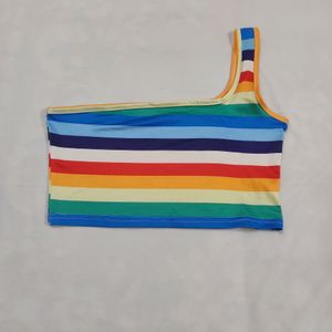 One Shoulder Bandue Top